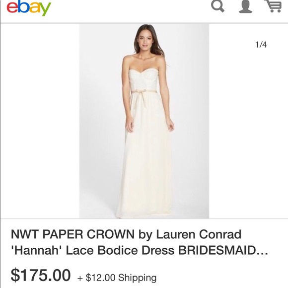 Paper Crown Dresses & Skirts - Papercrown light pink long Hannah dress. Worn once